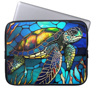 Bolsa para portátil de la tortuga de cristal manch