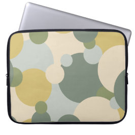 Bolsa para portátil de moléculas de color amarillo