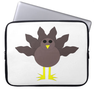 Bolsa para portátil divertida de pavo de Acción de