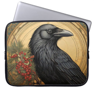 Bolsa para portátiles Art Nouveau Crow