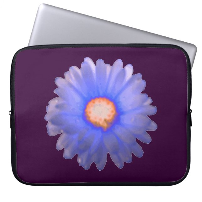 Bolsa para portátiles Blue and Red Marigold (Frente)