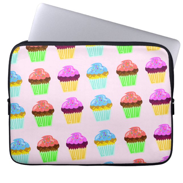 Bolsa para portátiles Cupcakes (Frente)
