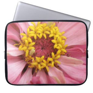 Bolsa para portátiles de bonito Rosa Zinnia