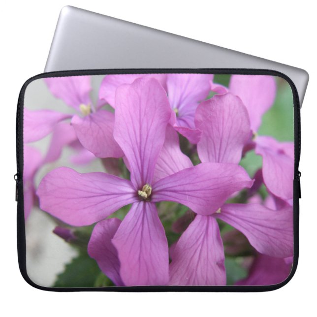 Bolsa para portátiles Purple Wildflowers (Frente)
