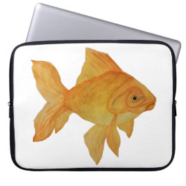 Bolsa para portátiles Watercolor Goldfish