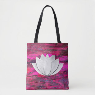 Bolsa para tetas con galaxia rosa de las flores de