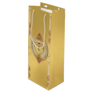 Bolsa Para Vino 1.ᵉʳ aniversario Boda de oro