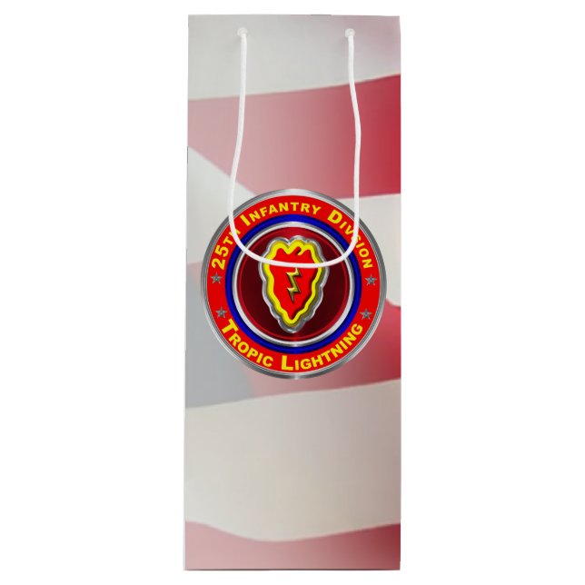 Bolsa Para Vino 25.ª División de Infantería "Relámpago Tropical" (Anverso)