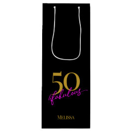 Bolsa Para Vino 50 y Fabuloso Black Gold Pink