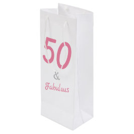 Bolsa Para Vino 50 y fabuloso cumpleaños
