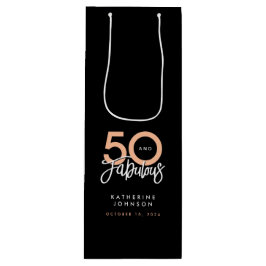 Bolsa Para Vino 50 y fabuloso cumpleaños 50 del Moderno