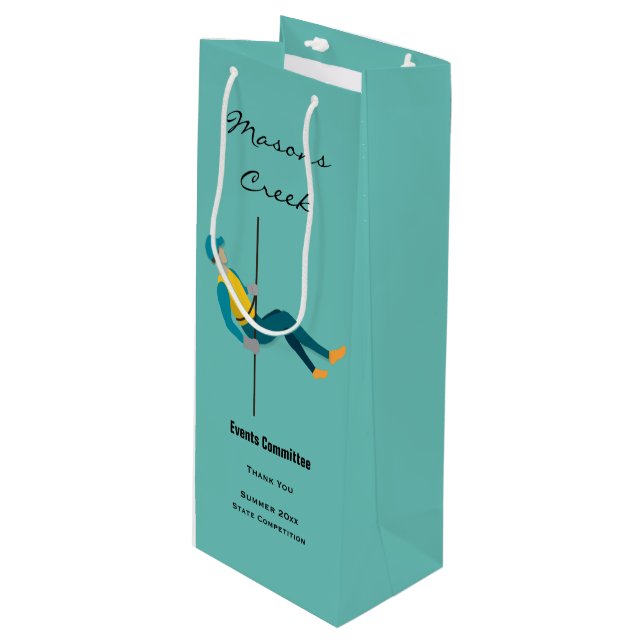 Bolsa Para Vino Abseiling (Angulo Anverso)