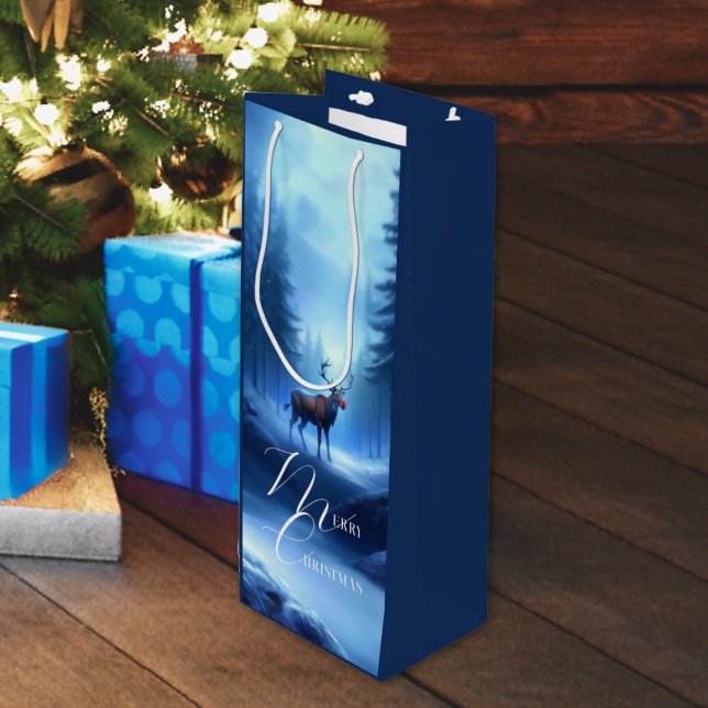 Bolsa Para Vino Adorables Navidades editables de invierno Wonderla (Subido por el creador)