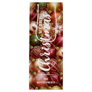 Bolsa Para Vino Adornos elegantes para árbol de Navidad