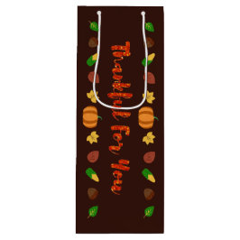 Bolsa Para Vino Agradecimiento Por Ti Acción De Gracias