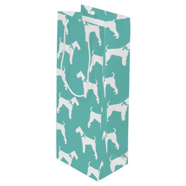 Bolsa Para Vino Airedale Terrier Dog Puppy (Angulo Anverso)
