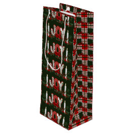 Bolsa Para Vino Alegría de las fiestas de Navidad