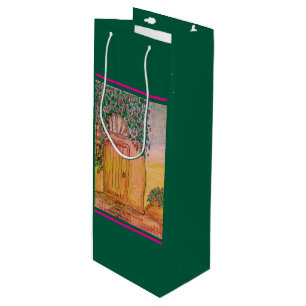 Bolsa Para Vino Algodón cubierto por el vino