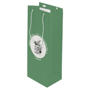 Bolsa Para Vino Alicia en el cumpleaños del Herald Rabbit White de