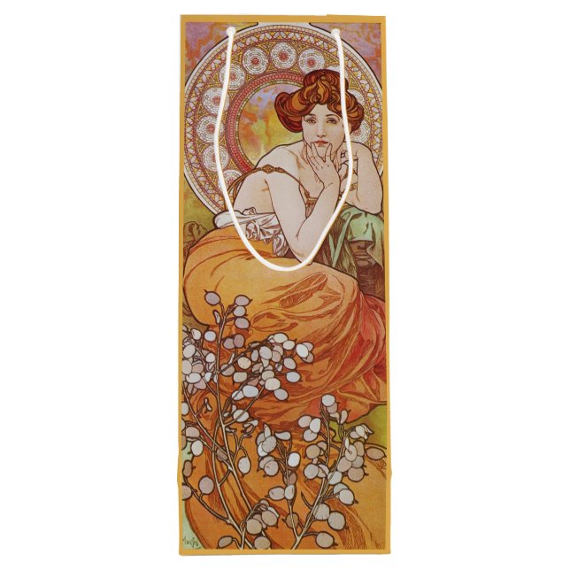 Bolsa Para Vino Alphonse mucha Topaz (Reverso)