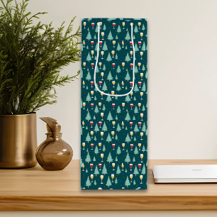 Bolsa Para Vino Amante del Vino de Navidad 