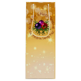 Bolsa Para Vino Añadir nombres a Navidades que coincidan con la bo