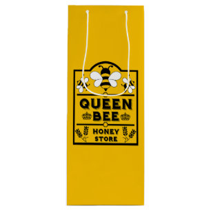 Bolsa Para Vino Apiario Divertido Abeja Reina Miel