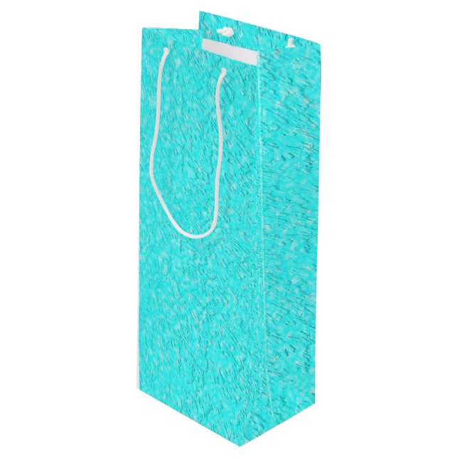 Bolsa Para Vino Aqua Blue (Angulo Anverso)