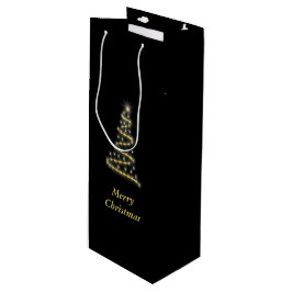Bolsa Para Vino Árbol de navidad brillante