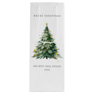 Bolsa Para Vino Árbol de Navidad Corporativo