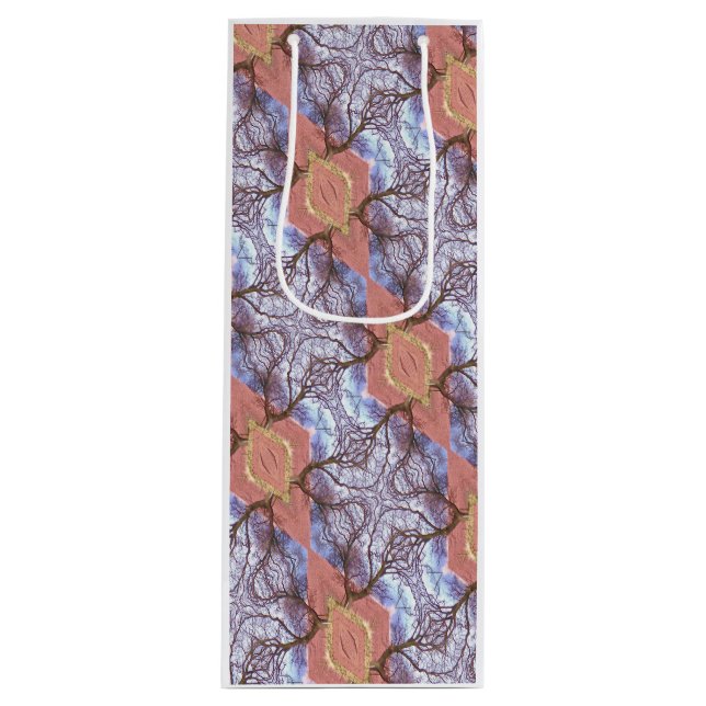 BOLSA PARA VINO ÁRBOLES (Anverso)