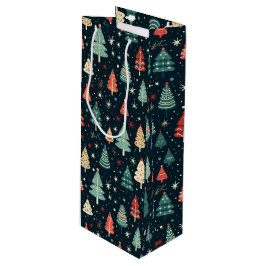 Bolsa Para Vino Árboles de Navidad