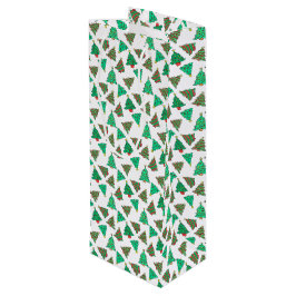 Bolsa Para Vino Árboles de Navidad decorados