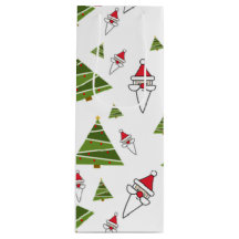 Árboles de Navidad y Santa