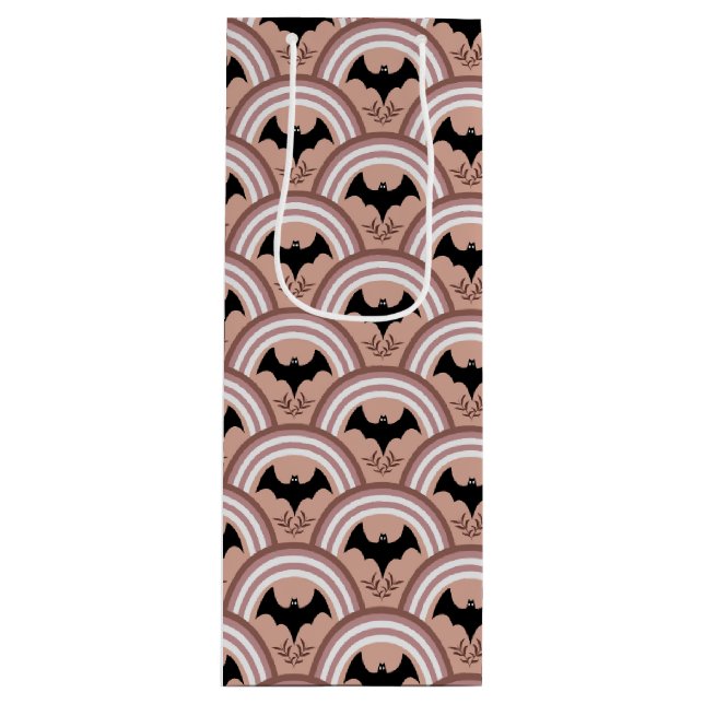 Bolsa Para Vino Arcoiris de Halloween (Anverso)