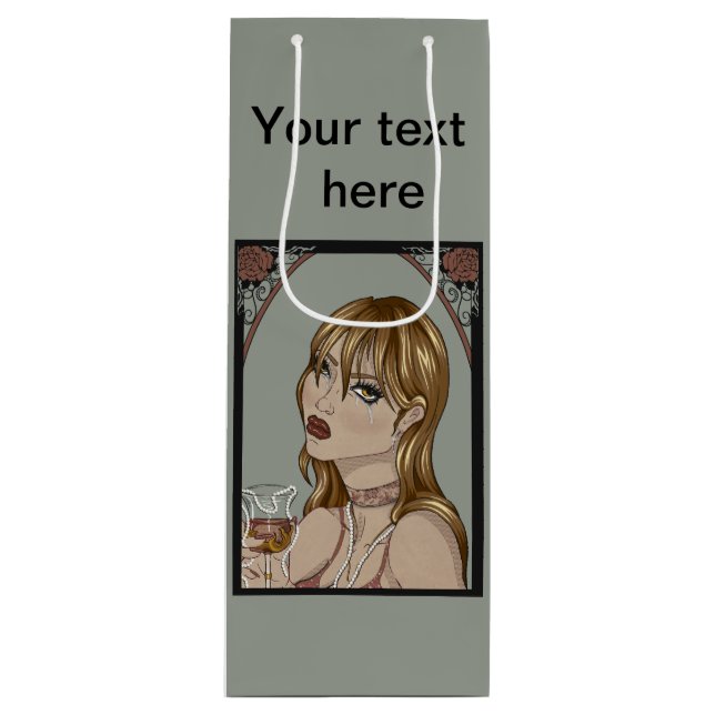 Bolsa Para Vino Art Nouveau (Anverso)