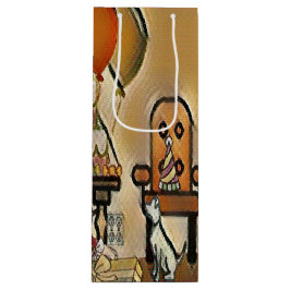 Bolsa Para Vino Arte de cumpleaños feliz