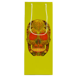 Bolsa Para Vino Aspen Leaf Skull 12