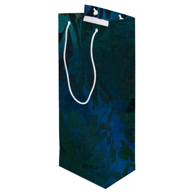 Bolsa Para Vino azul (Angulo reverso)