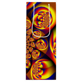 Bolsa Para Vino Azules, Amarillos, Mini Esferas De Oro