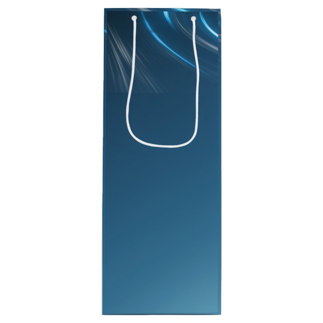 Bolsa Para Vino Azules del remolino (Anverso)