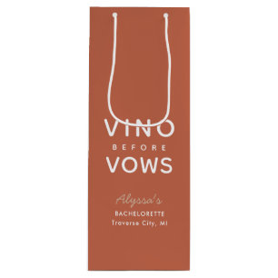 Bolsa Para Vino Bachelorette Vino Personalizado Antes De Las Vacas