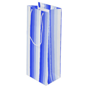 Bolsa Para Vino Bandas de sombra azules reales