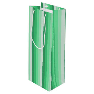 Bolsa Para Vino Bandas de sombra verdes