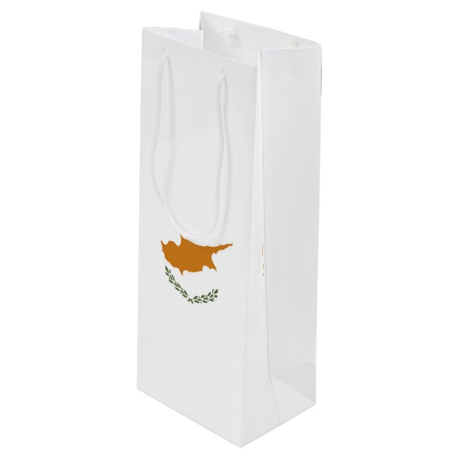 Bolsa Para Vino Bandera de Chipre (Angulo Anverso)
