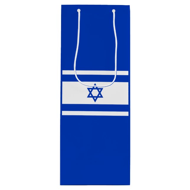 Bolsa Para Vino Bandera de Israel (Anverso)