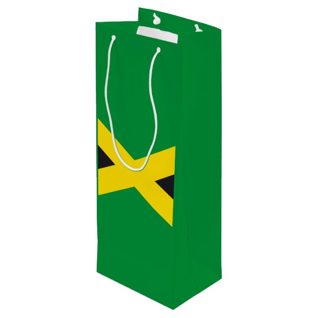Bolsa Para Vino Bandera de Jamaica (Angulo reverso)