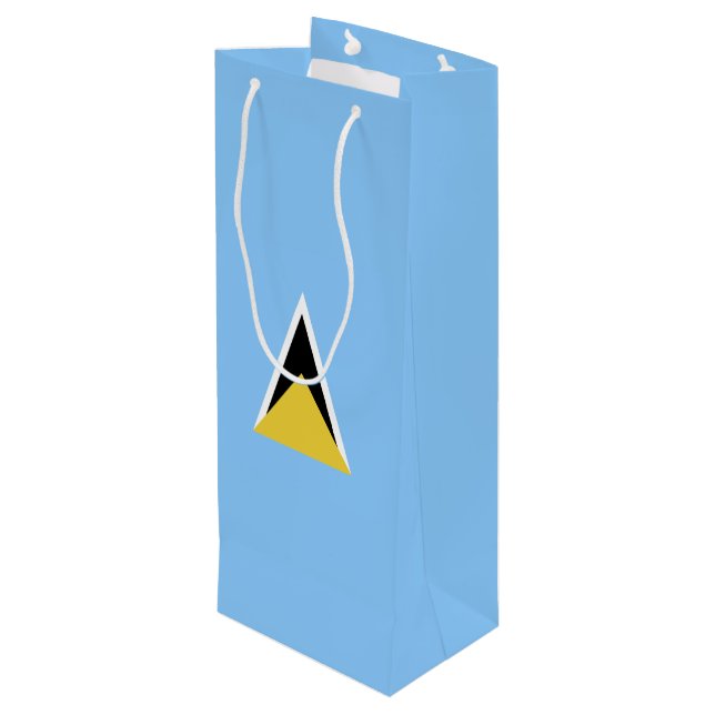 Bolsa Para Vino Bandera de Santa Lucía (Angulo reverso)