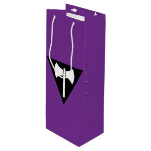Bolsa Para Vino Bandera del orgullo lésbico SlipperyJoe feminista