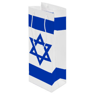 Bolsa Para Vino Bandera israelí moderna patriótica